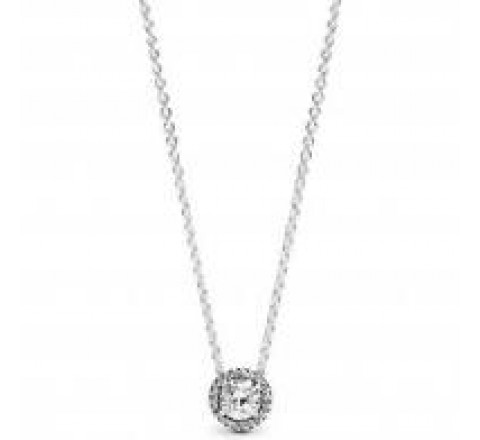 GARGANTILLA PANDORA 396240CZ-45 PLATA CIRCONITA REDONDA