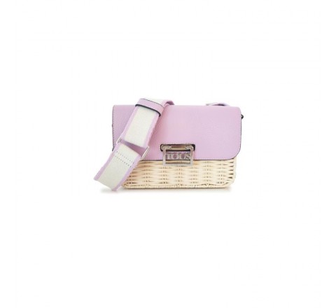 BANDOLERA TOUS LEGACY SUMMER NATURAL-MALVA 295900883