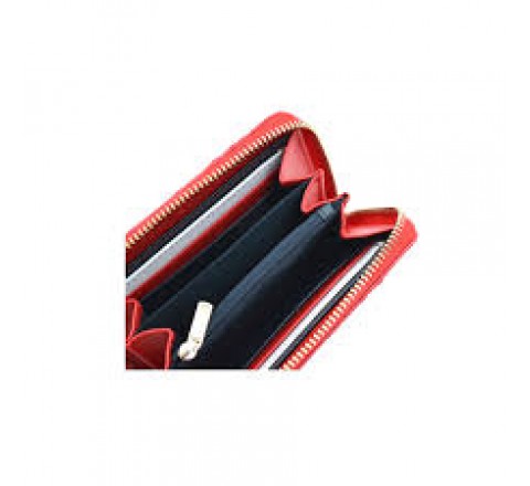 BILLETERA TOMMY HILFIGER AW0AW09848 SNE ROJA AZUL Y BLANCA