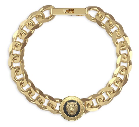 PULSERA GUESS ACERO DORADO ESLABON Y LEON JUMB01309JWYGBKS