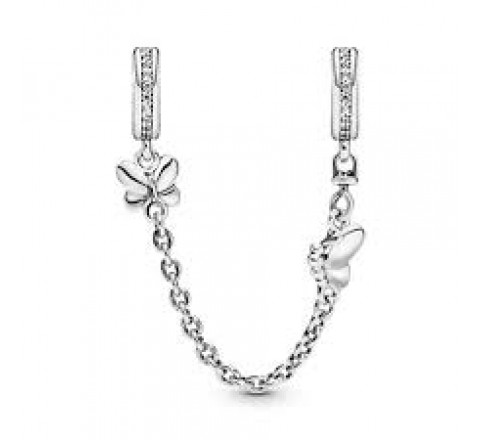 CADENA SEGURIDAD PANDORA 797865CZ-05 PLATA MARIPOSAS