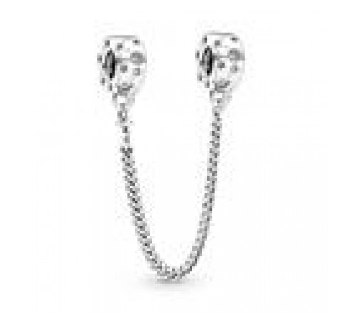 CADENA SEGURIDAD PANDORA PLATA ESTRELLAS 790011C01-05