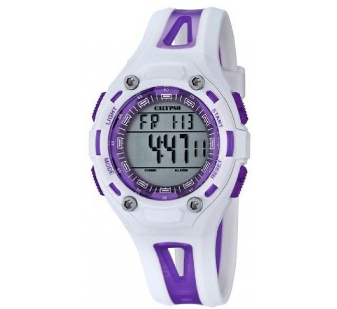 RELOJ CALYPSO BLANCO Y MALVA WR 50M K5666/2