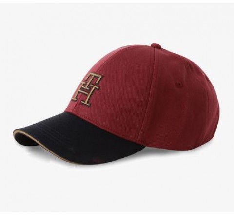 GORRA TOMMY HILFIGER BURDEOS LOGO BORDADO AM0AM10339 XJS