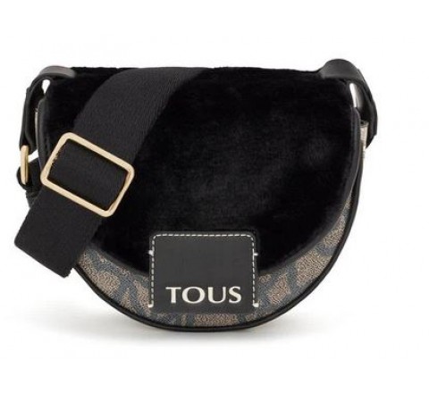 BANDOLERA S TOUS AMAYA ICON FUR MUL-NEG 2001784153 295902358