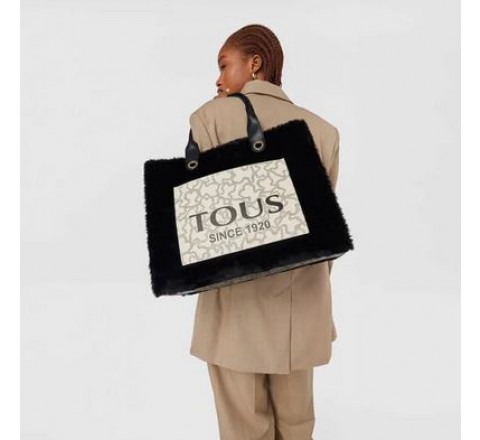 SHOPPING XL TOUS AMAYA ICON FUR MUL-NEG 2001660253 295902363
