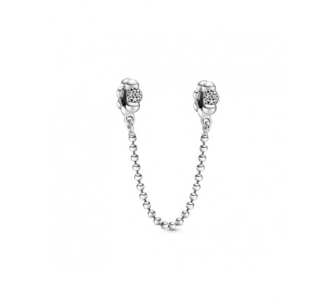 CADENA SEGURIDAD PANDORA 798680C01-05 PLATA BOLITAS