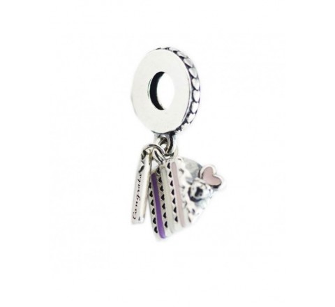 CHARMS PANDORA PLATA PORCION TARTA ESMALTADA 797258ENMX