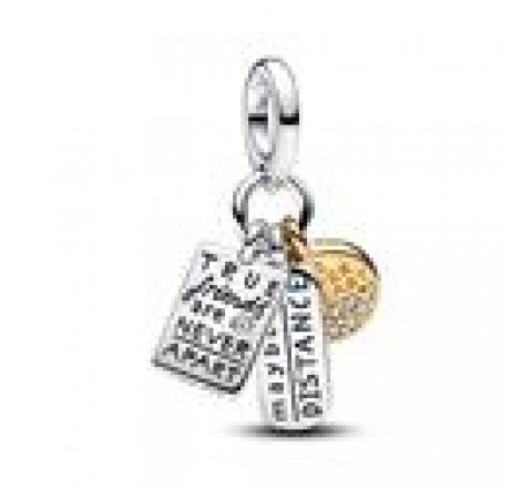 CHARM PANDORA COLGANTE TRIPLE AMISTAD 763436C01