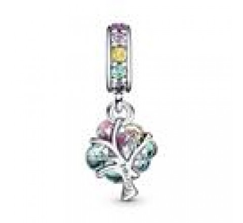 CHARM PANDORA PLATA ARBOL DE UNION CRISTAL MURANO 790768C01