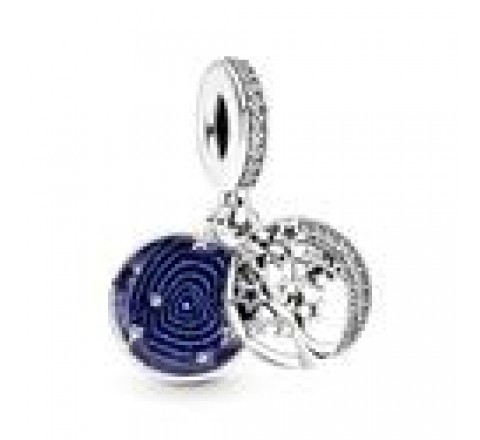 CHARMS PANDORA PLATA DOBLE ARBOL Y LUNA GALAXIA 799645C01