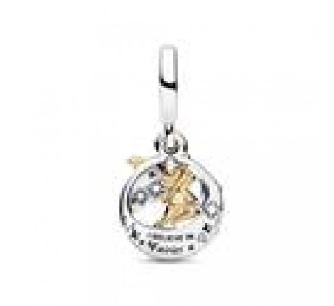 CHARM PANDORA PLATA BICOLOR CAMPANILLA DISNEY 762517C01