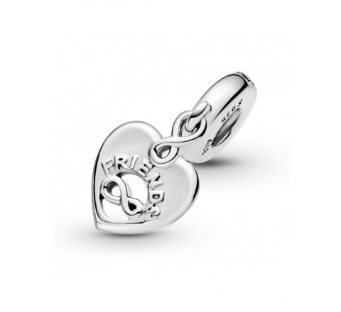 CHARMS PANDORA PLATA CORAZON AMIGOS FOREVER 799294C01