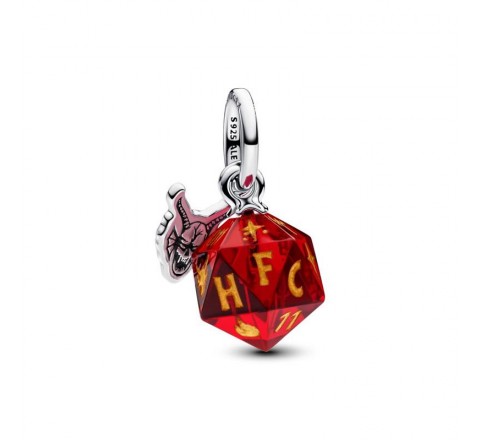 CHARMS PANDORA 793564C01 DADO CLUB DEL FUEGO INFERNAL S THIN
