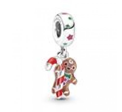 CHARMS PANDORA PLATA HOMBRE DE JENGIBRE ESMALTADO 799637C01