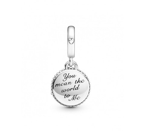 CHARMS PLATA PANDORA MAMA DE COLOR AZUL 799368C01