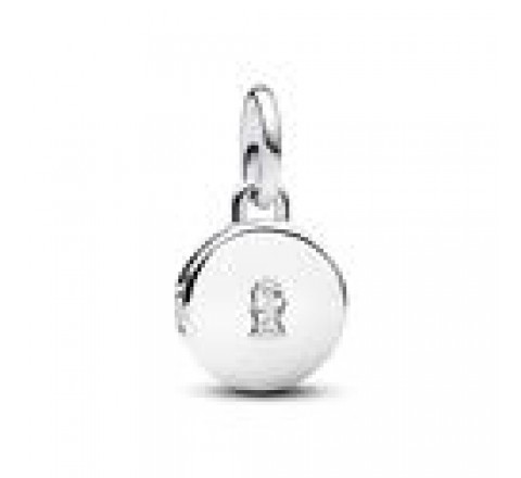 CHARM PANDORA PLATA MEDALLA GRABABLE QUE SE ABRE 793066C01