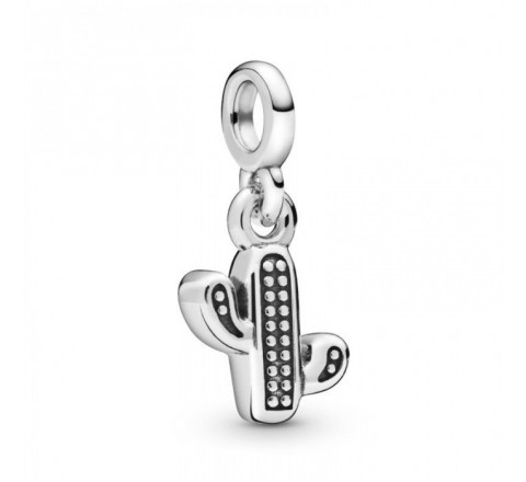 CHARMS PANDORA ME 798372NRG PLATA CACTUS PIEDRAS VERDES