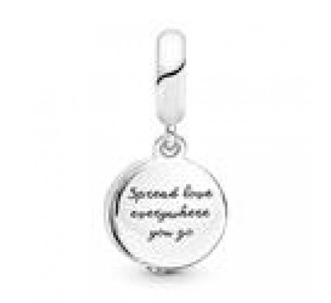 CHARMS PANDORA PLATA CIRCONITAS LILAS 799561C01