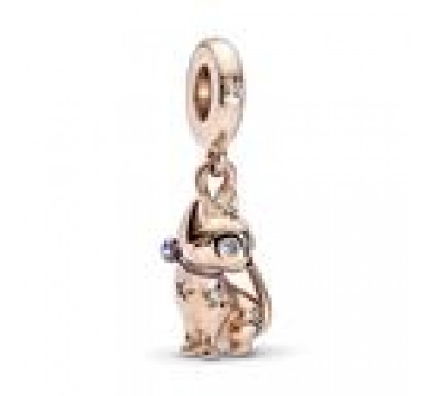 CHARMS PANDORA PLATA ROSADA GATO CIRCONITAS 782259C01