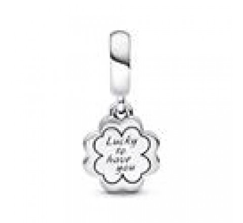 CHARM PANDORA PLATA TREBOL 4 HOJAS AMISTAD 792245C01