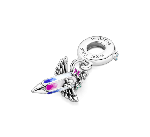 CHARMS PANDORA PLATA PINTURA SUEñOS DE FUTURO 799600C01
