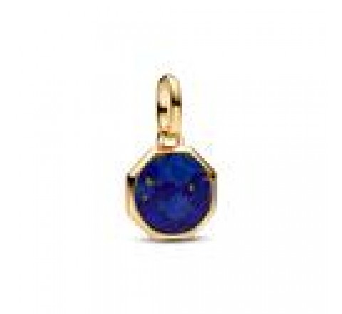 CHARMS PANDORA 763388C01 MEDALLON GRABABLE PANDORA TURQUESA