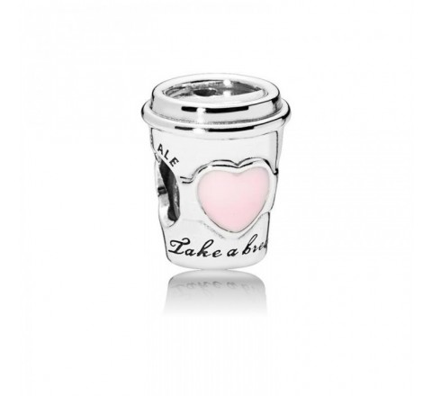 CHARM PANDORA PLATA DE LEY BEBIDA PARA LLEVAR 797185EN160