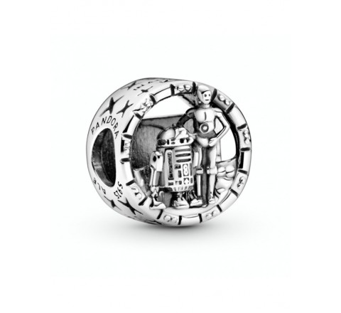 CHARMS PANDORA STAR WARS PLATA C-3PO Y R2-D2 799245C00