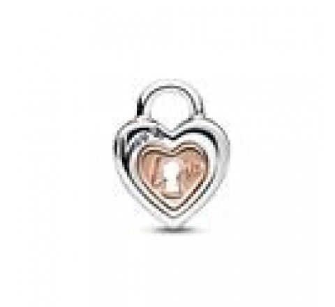 CHARM PANDORA PLATA BICOLOR CORAZON DIVISIBLE 782505C00