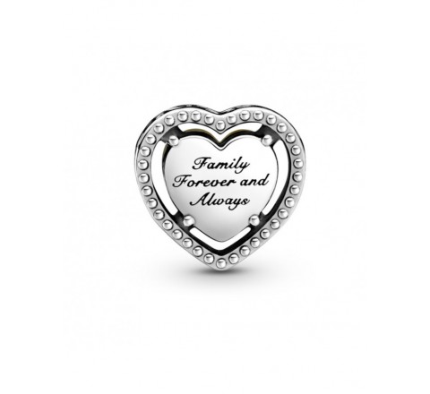 CHARMS PLATA PANDORA CORAZON NACAR FAMILIA 799413C01