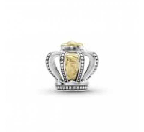 CHARMS PANDORA PLATA BICOLOR CORONA 799340C00