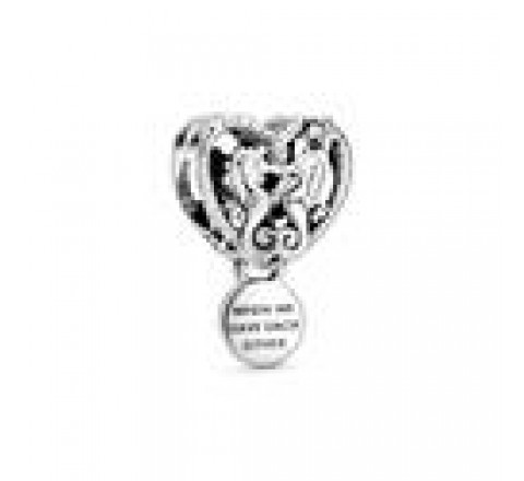 CHARMS PANDORA PLATA CORAZON CABALLITOS MAR 798949C00