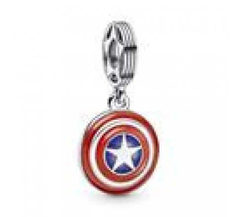 CHARMS PANDORA PLATA ESCUDO CAPITAN AMERICA 790780C01