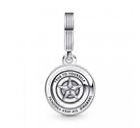 CHARMS PANDORA PLATA ESCUDO CAPITAN AMERICA 790780C01