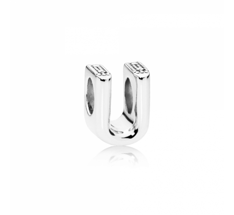 CHARMS PANDORA PLATA LETRA U 797475