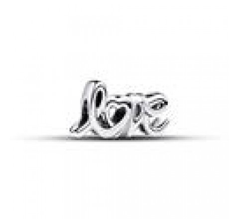 CHARM PANDORA PLATA LOVE ESCRITO A MANO 793055C00