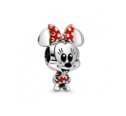 CHARMS PANDORA PLATA DISNEY MINNIE ESMALTE ROJO 798880C02