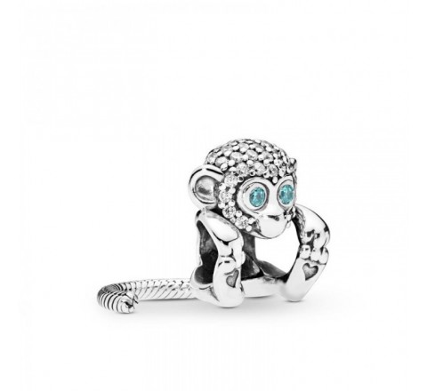 CHARMS PANDORA PLATA MONO CIRCONITAS 798054CZ