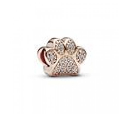 CHARM PANDORA PLATA ROSADA HUELLA CIRCONITAS 781714C01