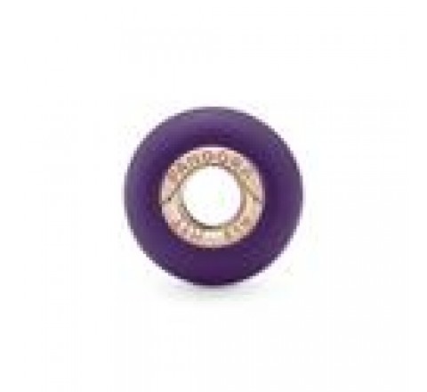 CHARMS PANDORA PLATA ROSADA CRISTAL MURANO MORADO 789547C00