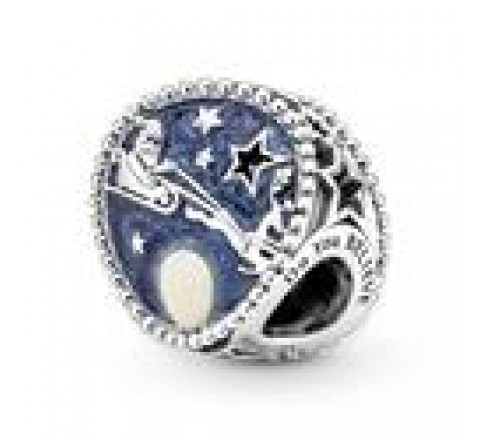 CHARMS PANDORA PLATA SANTA Y RENO ESMALTE AZUL 790033C01
