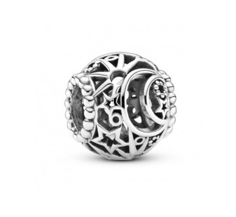 CHARMS PANDORA PLATA BOLA LUNA Y ESTRELLAS 799183C00