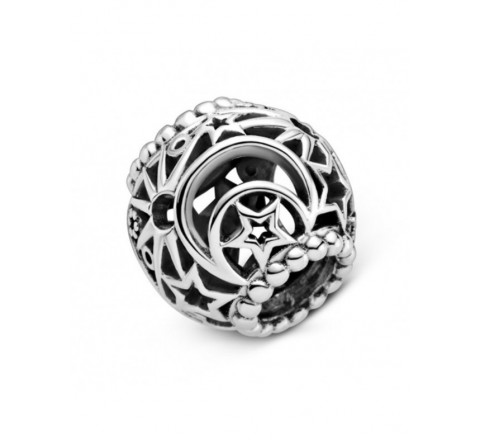 CHARMS PANDORA PLATA BOLA LUNA Y ESTRELLAS 799183C00