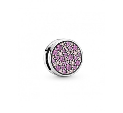 CHARMS PANDORA REFLEXIONS 799362C01 PLATA CIRCONITAS ROSAS