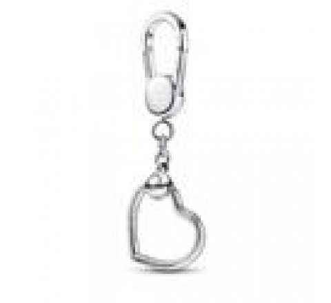 LLAVERO PANDORA PLATA PARA CHARMS CORAZON PEQUEÑO 392238C00