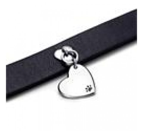 COLLAR PANDORA MASCOTA TEJIDO VEGETAL NEGRO 28CM 312262C01-S