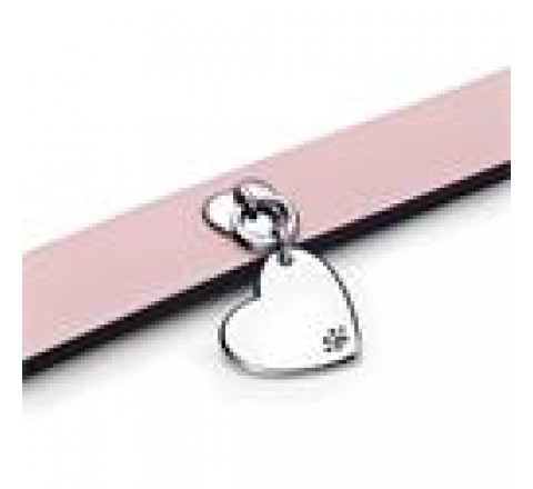 COLLAR PANDORA MASCOTA TEJIDO VEGETAL ROSA 28CM 312262C02-S