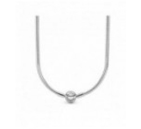 COLLAR PANDORA 590742HV-50 PLATA BROCHE BOLA LISA