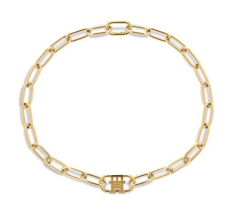 COLLAR TOMMY HILFIGER ACERO DORADO ESLABONES 2780721